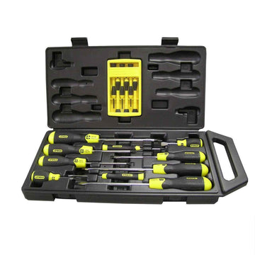 SCREWDRIVER Precision SET with Carry Case NonSlip Cushion Grip Handle Variety 16